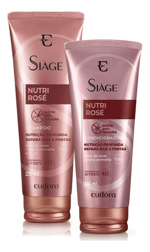 Kit Siàge Nutri Rosé Shampoo + Condicionador / Eudora