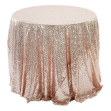 Round Sequin Tablecloths To Decorate Banquet