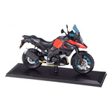 Maqueta De Moto 1:12 Para Suzuki V-strom 1000 Rojo