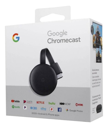 Google Chromecast 3 Tv 3ra Generacion Conversor Smart Hdmi