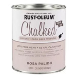 Pintura Tizada Rust-oleum Chalked Rosa Pálido Al Agua 887ml