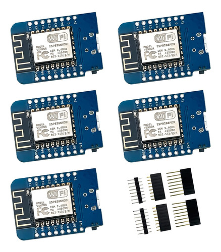 Hosyond 5 Unids D1 Mini Nodemcu Esp8266 Esp-12f Wifi Modulo