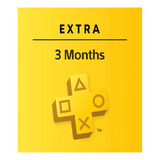 Tarjeta Psn Plus Extra 3 Meses Usa - Entrega Rapida