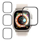 3x Película Protetora Compatível Com Apple Watch 7 8 Ultra