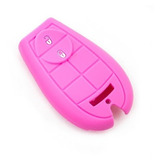 Funda Silicon Llave Jeep Dodge Journey Charger Rosa