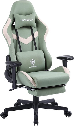 Silla Gamer Pro Dowinx Elite De Escritorio Ergonómica Ls6668 Color Verde