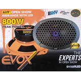 Par Medios Rangos Con Luz Led. 6x9 . Evox .evx69led. 8ohms. 