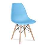 Silla Infantil Eames Blanca Rosada Menta Celeste / Mingenio