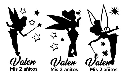 Vinilos Tinkerbell Botellas Tomate X 20u.