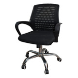 Silla Ergonomica De Oficina Gerencial Tikal Color Negro