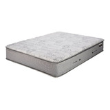 Colchón King De Resortes Piero Montreaux Ii Blanco Y Gris Claro - 180cm X 200cm X 34cm Con Doble Pillow Top