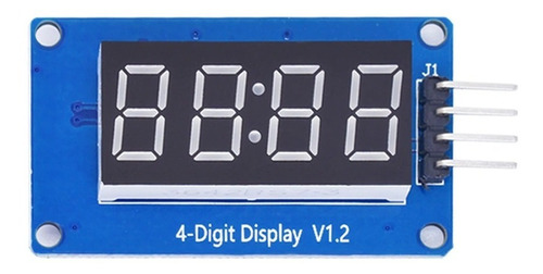 10 X Módulo Tm1637 Display 7 Segmentos 4 Dígitos Arduino Diy