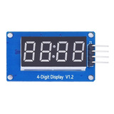 5 X Módulo Tm1637 Display 7 Segmentos 4 Dígitos Arduino Diy