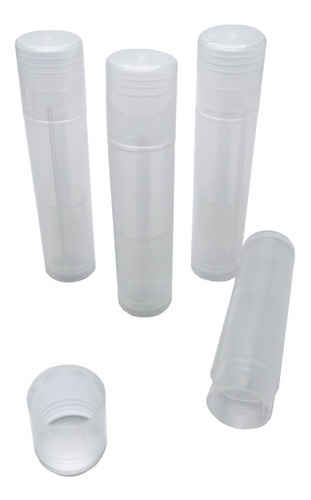 Envase Labial Transparente Con Tornillo 5 Ml Pack 20 Unid.