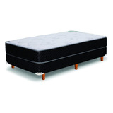 Sommier Y Colchon Cannon Platino 90 X 190 + Cubre + Almohada