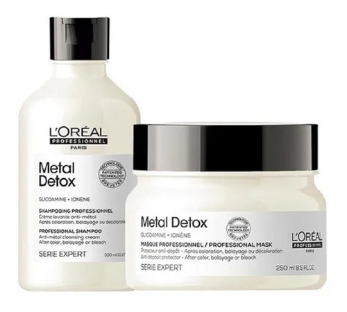 Loreal Professionel Metal Detox Shampoo Y Máscara 