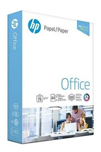 Papel Sulfite A4 75g Office Hp-500 Folhas Envio Rápido