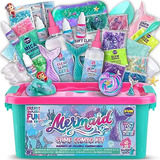 Kit De Slime De Sirena Regalo Niñas, Kit De Hacer Slim...