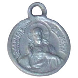 Medalha Sacra Pingente Sagrado Cor Jesus M Aux 16mm Alumi *