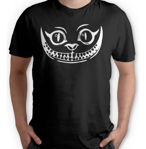 Polera Gato De Cheshire Sonriente Alice In Wonderland