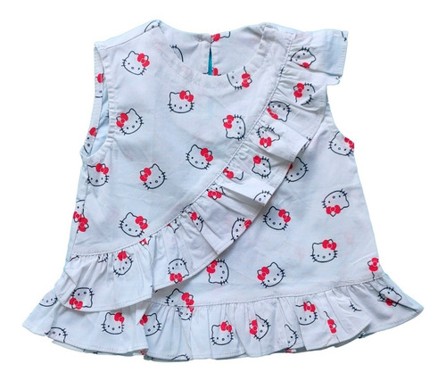 Blusa Hello Kitty Para Niña - Talla 1