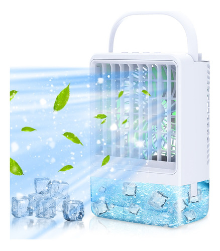 Ventilador Frío Enfriador De Aire Portátil Con Agua Personal