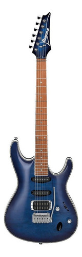 Guitarra Elétrica Ibanez Sa Standard Sa360nqm De  Bordo/okoume Sapphire Blue Com Diapasão De Ácer Assado