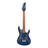 Guitarra Eléctrica Ibanez Sa Standard Sa360nqm De Arce/okoume Sapphire Blue Con Diapasón De Arce Asado