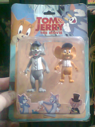 Muñeco Tom Y Jerry Hanna Barbera Blister Retro Kxz         