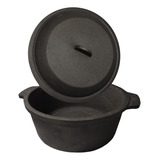 Cacerola Olla De Hierro Fundido- Fundición- Con Tapa-3 Lts.