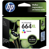 Cartucho De Tinta Hp 664xl Original Deskjet 3636 Preto/cor