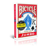  Juego De Cartas Bicycle Jumbo Index Especial Rojo