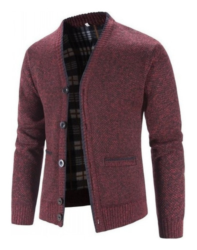 Suéteres Punto Hombre Cárdigan Chaquetas Gruesas De Invierno