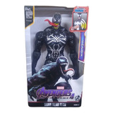 Muñeco  Venom Titan Hero 30 Cm Luz Y Sonido V Crespo