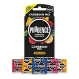 Cartera De 5 Condones Prudence Sabor Y Aroma - Caribbean Mix