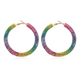 Collararetes De Aro Geom Tricos Brillantes Con Diamantes De