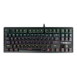 Teclado Mecánico Gamer Gamdias Hermes E2 Rgb Switch Blue