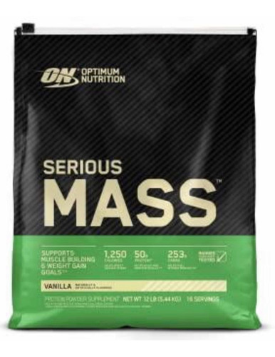 Proteina On Serious Mass 12 Lbs Envio Todos Los Sabores!