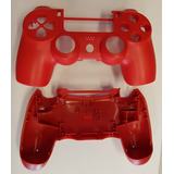 Carcaça Vermelho Controle Ps4 Pro Serve Jdm 055 Ou Jds 055