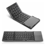 Mini Teclado Portátil  Bluetooth  Plegable Panel Tactil