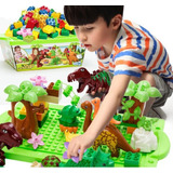 Juguete De Construcción Dino Paradise Para Niños 40pzs