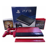 Console Ps3 Edição God Of War 500gb Completo 2 Controles