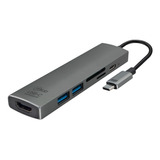 Adaptador Hub 6 En 1 Usb-c Hdmi Usb Micro Sd Video Data