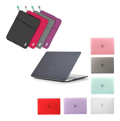 Carcasa Y Bolso Goforit Para Macbook Air A1466 Colores