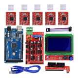 Kit Impressora 3d Display + Mega 2560 + Ramps 1.4 + Drivers