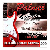 Set Cuerdas Metalicas Guitarra Electrica 009-042 Palmer