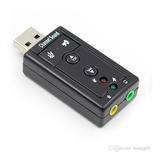 Adaptador De Audio C/mic Usb 2.0 Sonido 3d /ut-usnd33