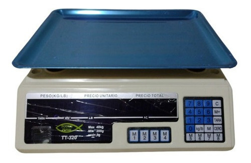 Balanza Bascula Electronica Peso Digital Gramera Max 40kg