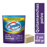 Quitamanchas Ayudin Ropa Ultra En Polvo Colores 2un X 450 Gr