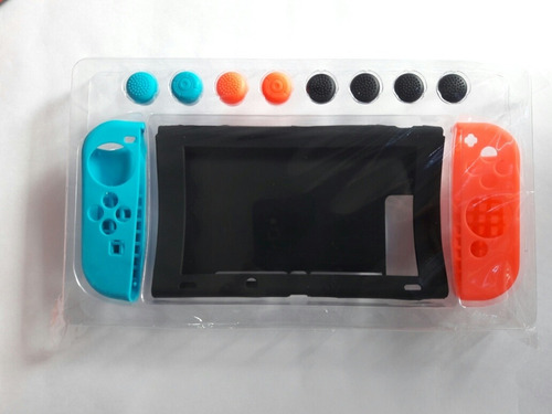Kit Protector En Silicona Para Nintendo Switch Nuevo Sellado